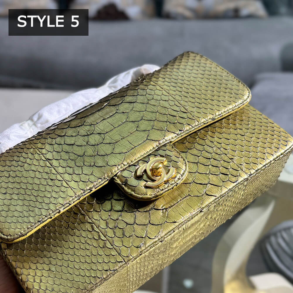 CHANEL Classic Flap Medium in Python(High-end Grade)