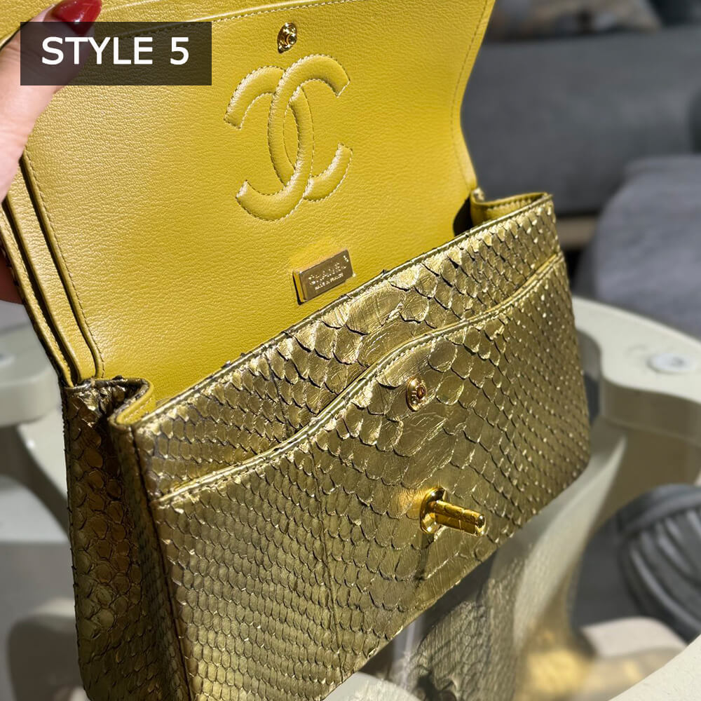 CHANEL Classic Flap Medium in Python(High-end Grade)