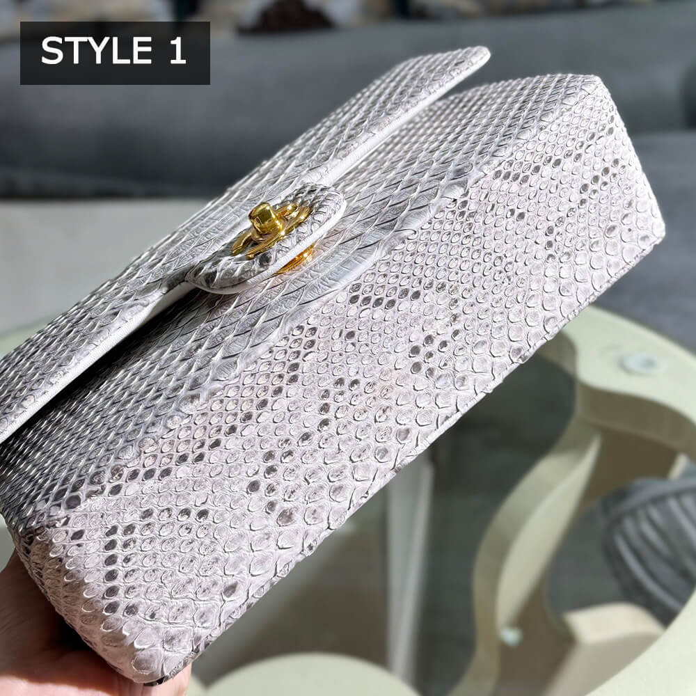 CHANEL Classic Flap Medium in Python(High-end Grade)