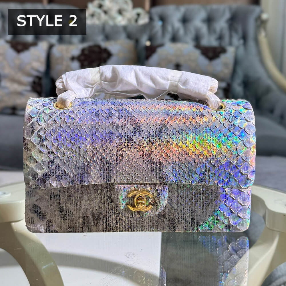 CHANEL Classic Flap Medium in Python(High-end Grade)