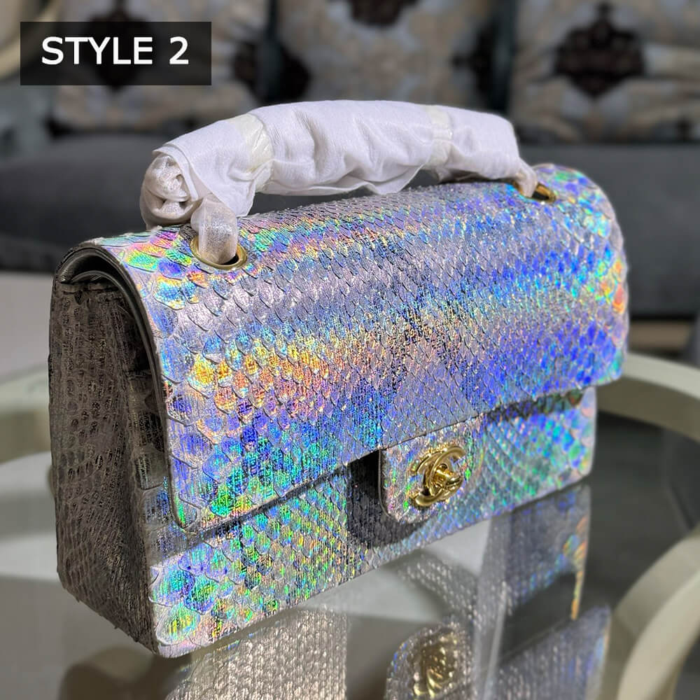 CHANEL Classic Flap Medium in Python(High-end Grade)