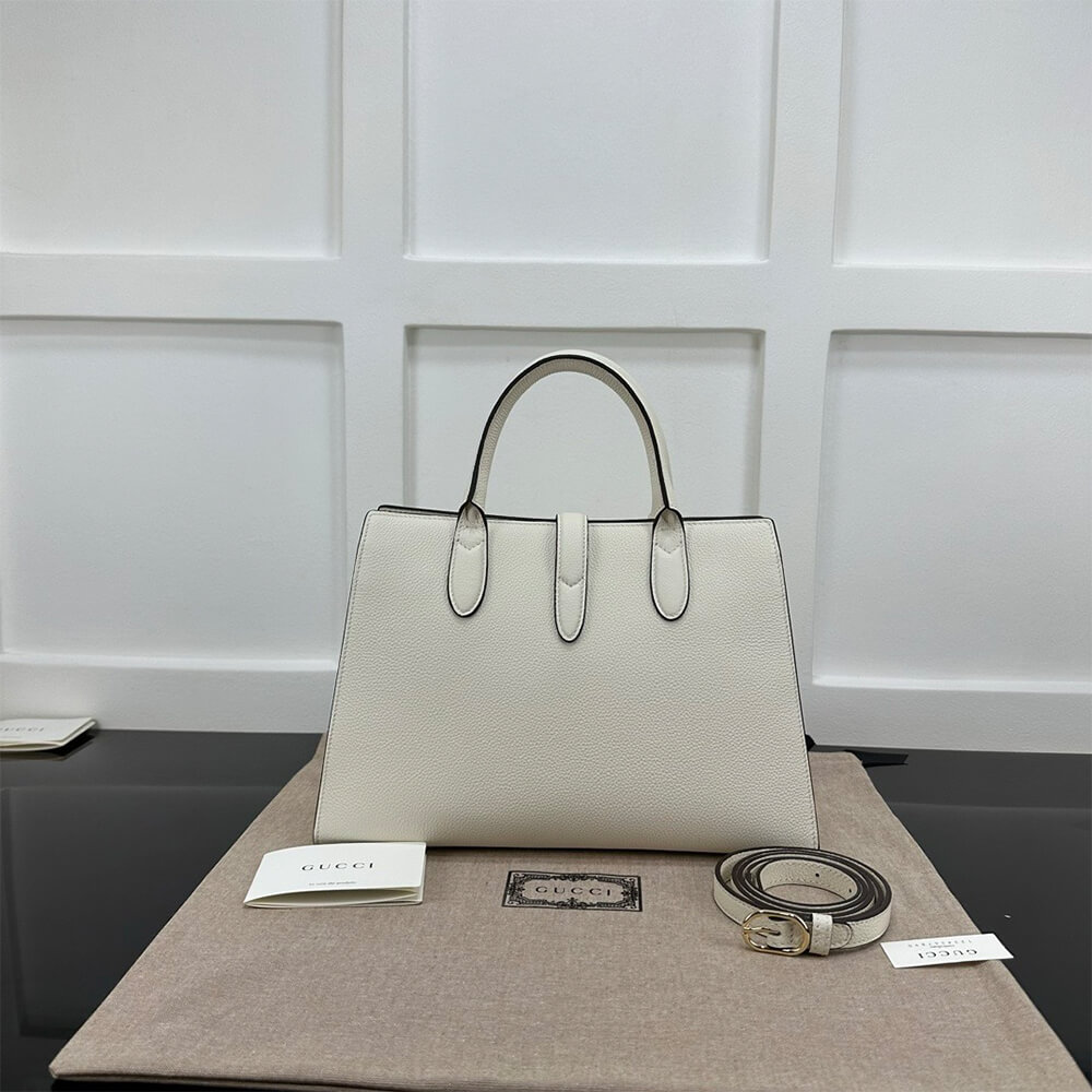 GUCCI Medium tote bag with hook closure(HIGH-END GRADE)