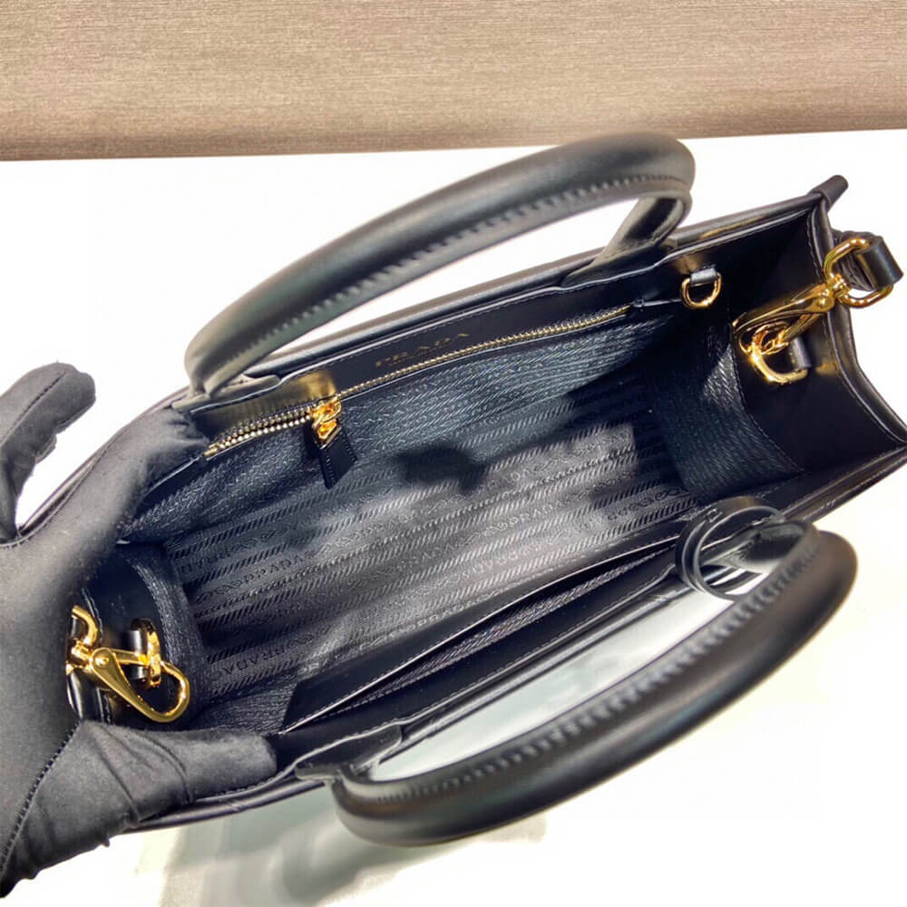 Prada Small leather Prada Symbole bag with topstitching