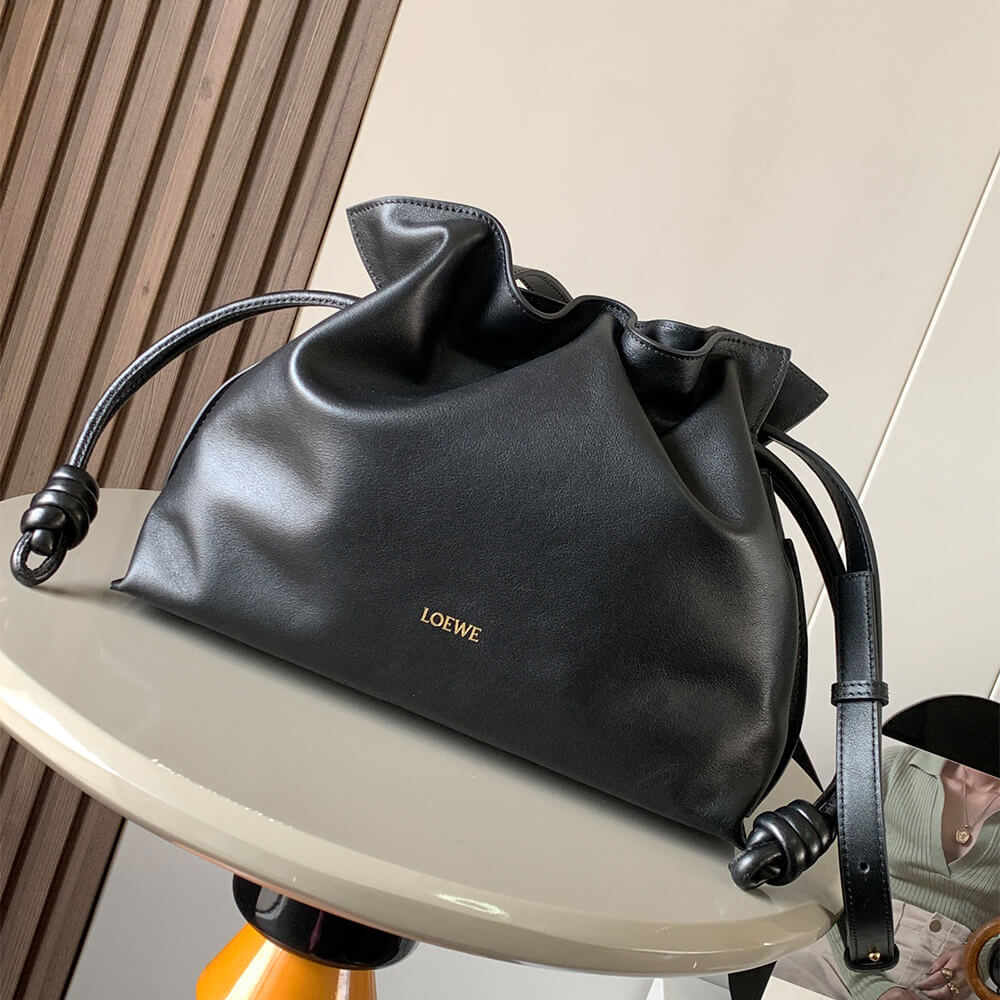 LOEWE Medium Flamenco clutch in nappa calfskin(HIGH-END GRADE)