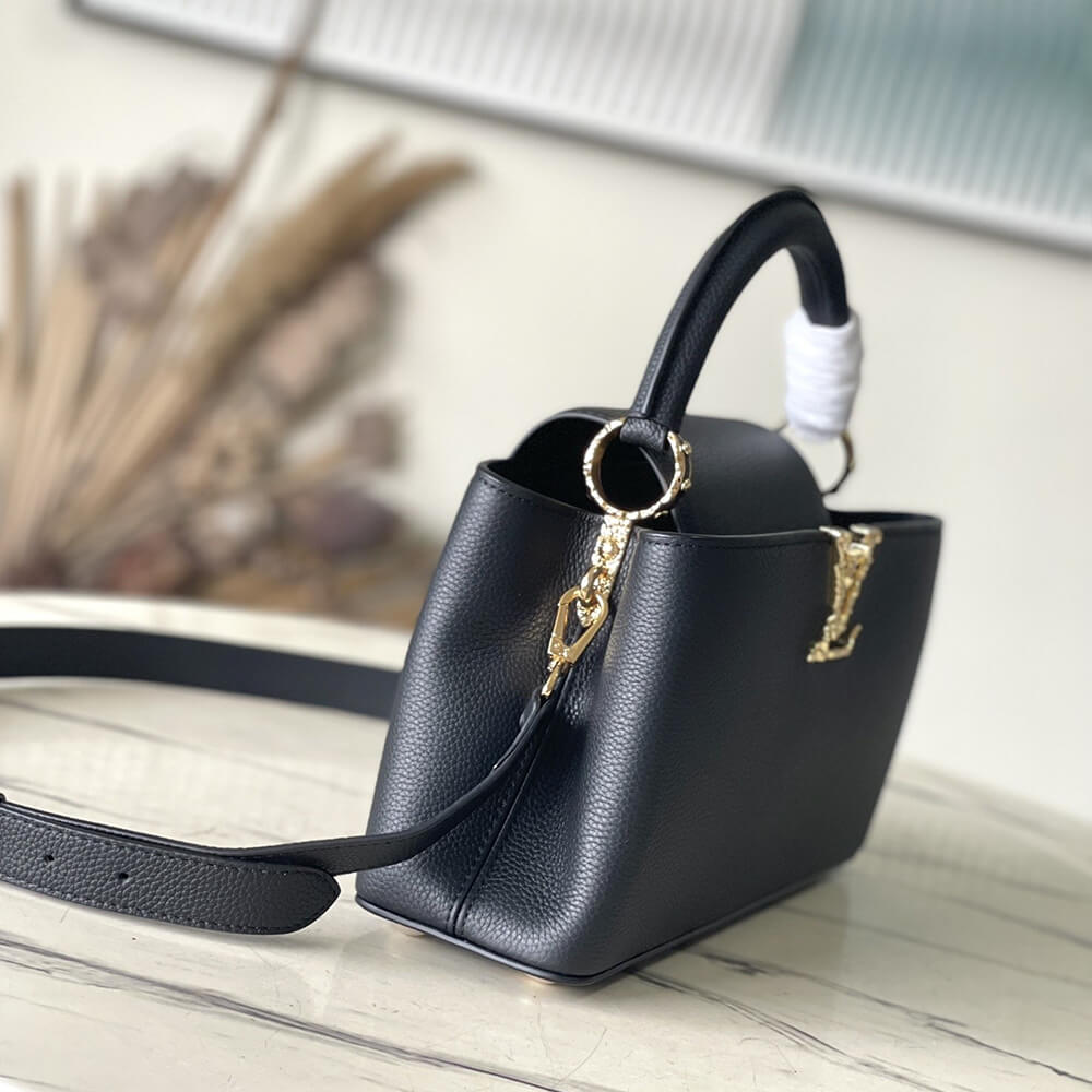 LV Capucines East-West MM(HIGH-END GRADE)