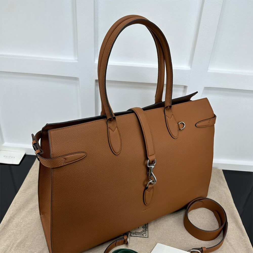 GUCCI Large tote bag with hook closure(HIGH-END Grade)