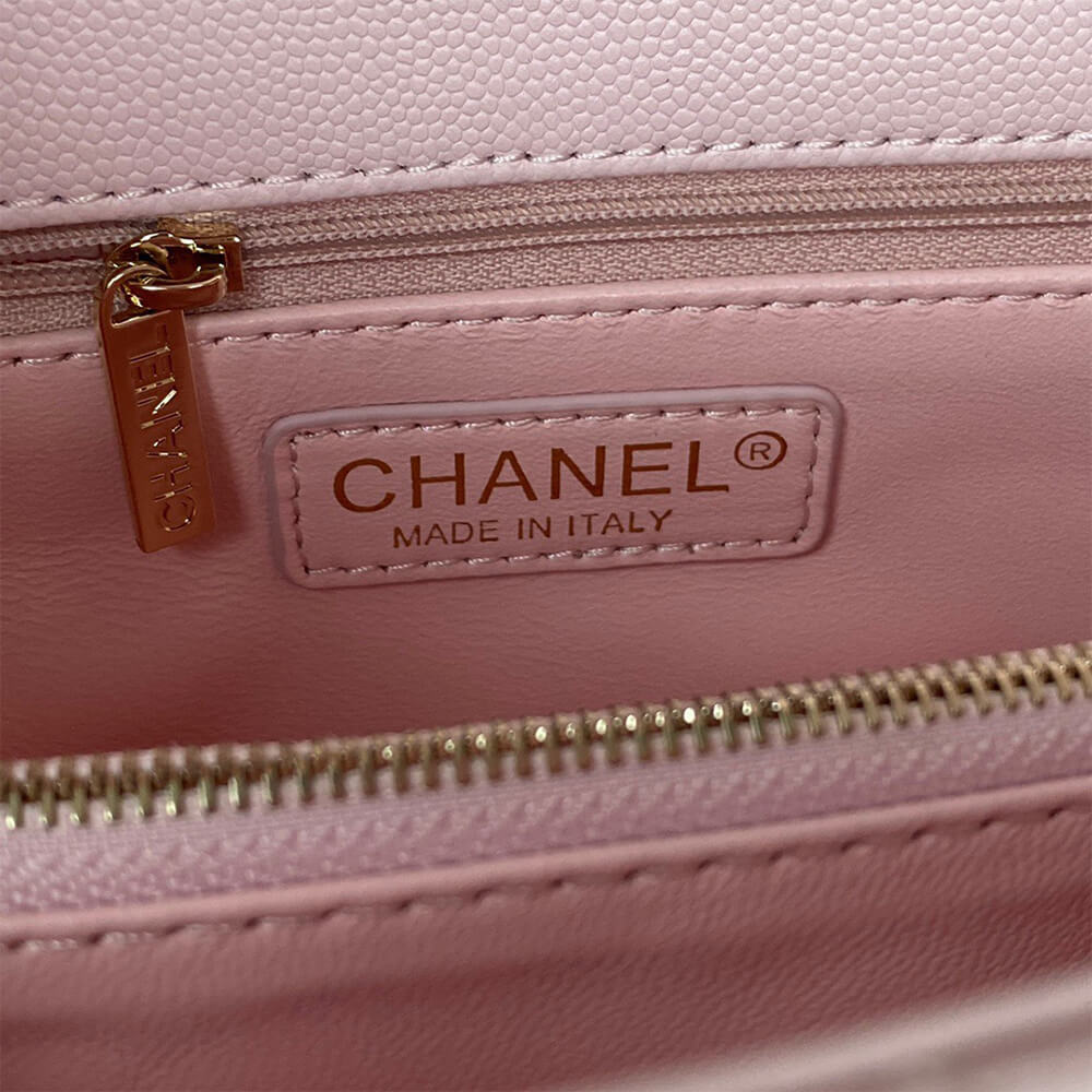 CHANEL Large Flap Bag With Top Handle(high-end grade)