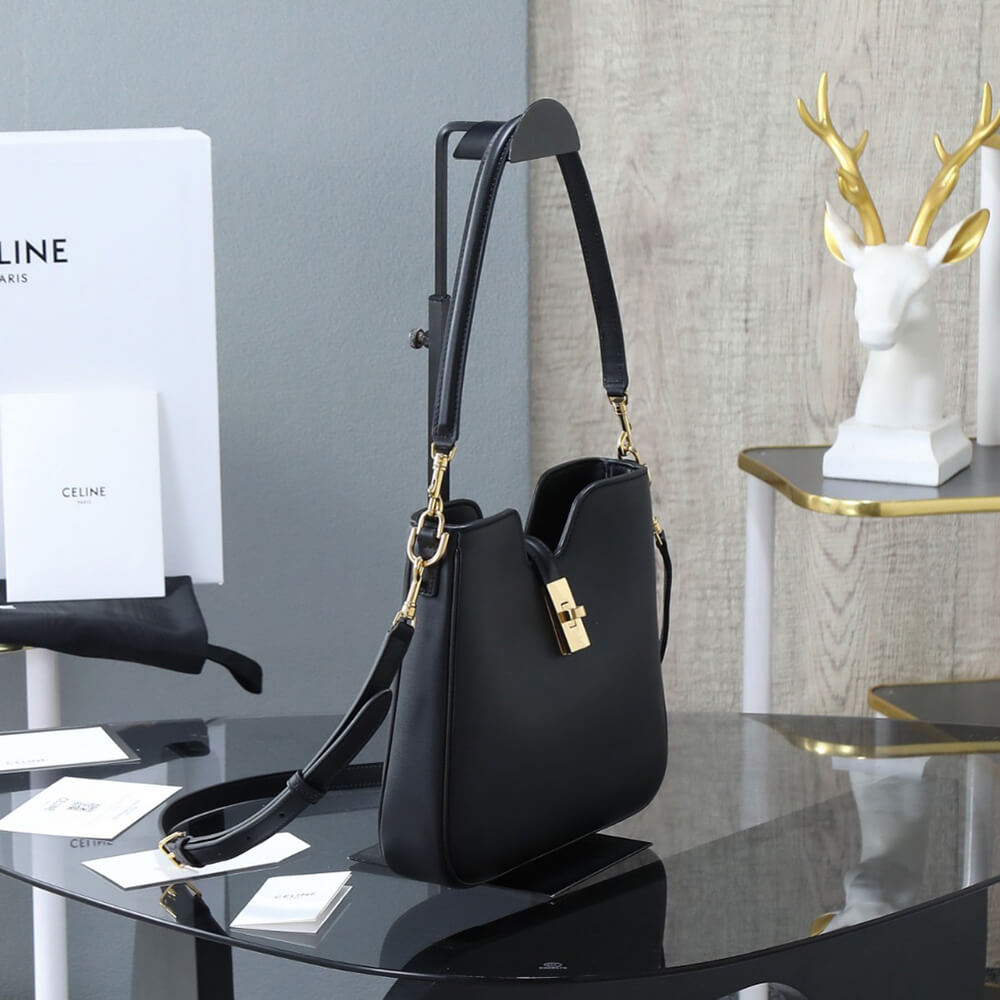CELINE SMALL CAMILLE 16 SOFT BAG IN SMOOTH CALFSKIN(HIGH-END GRADE)