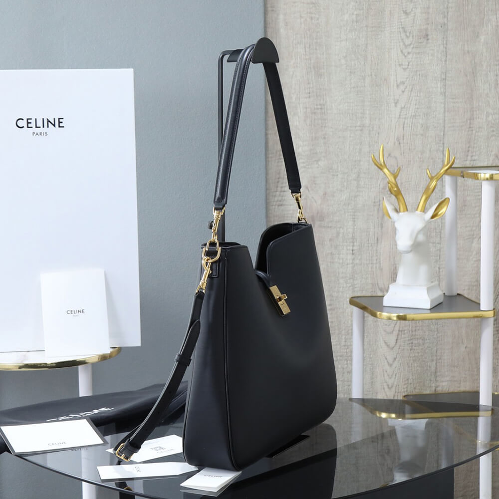 CELINE MEDIUM CAMILLE 16 SOFT BAG IN SMOOTH CALFSKIN(HIGH-END GRADE)