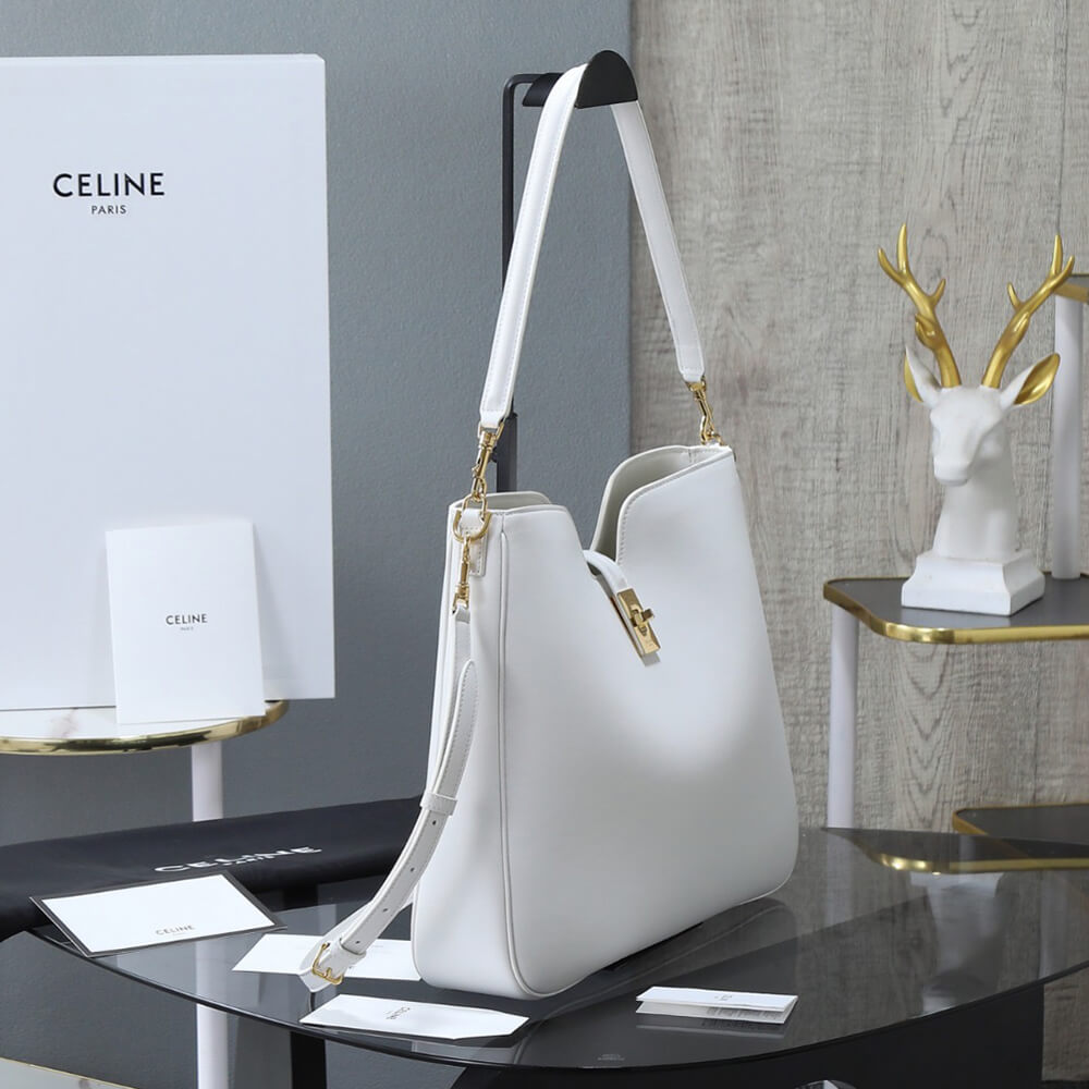 CELINE MEDIUM CAMILLE 16 SOFT BAG IN SMOOTH CALFSKIN(HIGH-END GRADE)