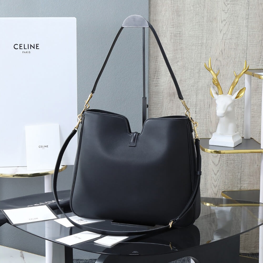 CELINE MEDIUM CAMILLE 16 SOFT BAG IN SMOOTH CALFSKIN(HIGH-END GRADE)
