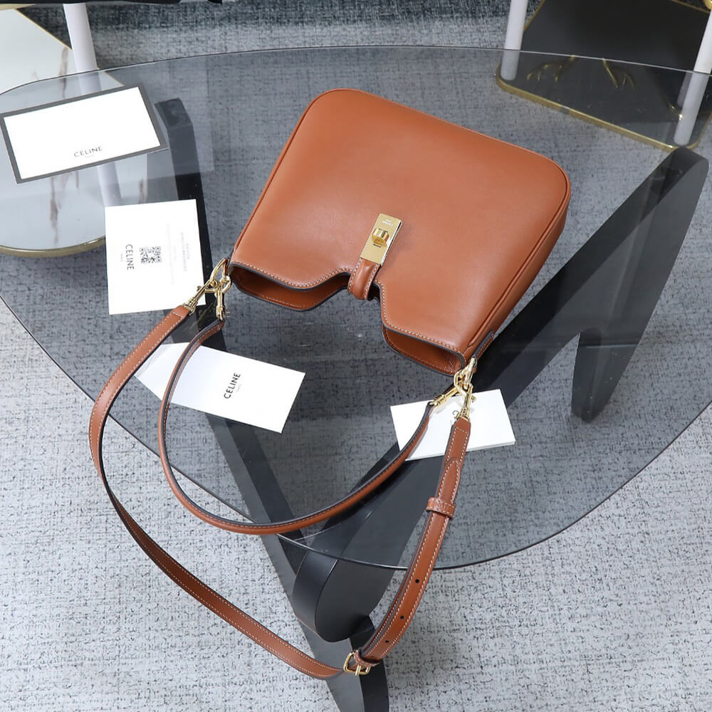 CELINE SMALL CAMILLE 16 SOFT BAG IN SMOOTH CALFSKIN(HIGH-END GRADE)