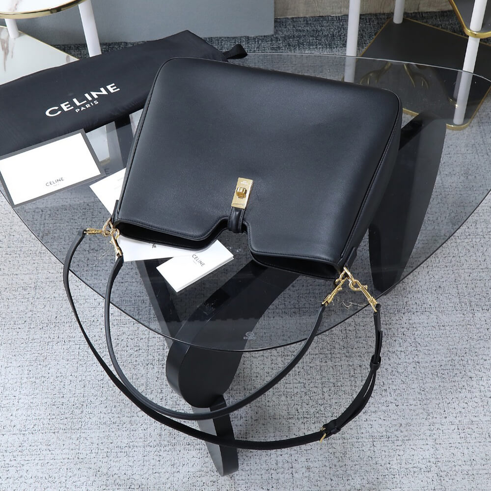 CELINE MEDIUM CAMILLE 16 SOFT BAG IN SMOOTH CALFSKIN(HIGH-END GRADE)