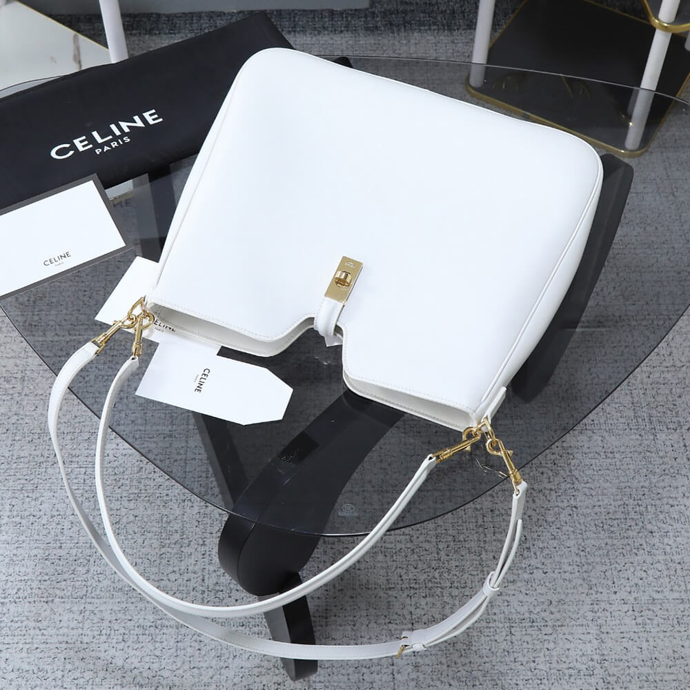 CELINE MEDIUM CAMILLE 16 SOFT BAG IN SMOOTH CALFSKIN(HIGH-END GRADE)