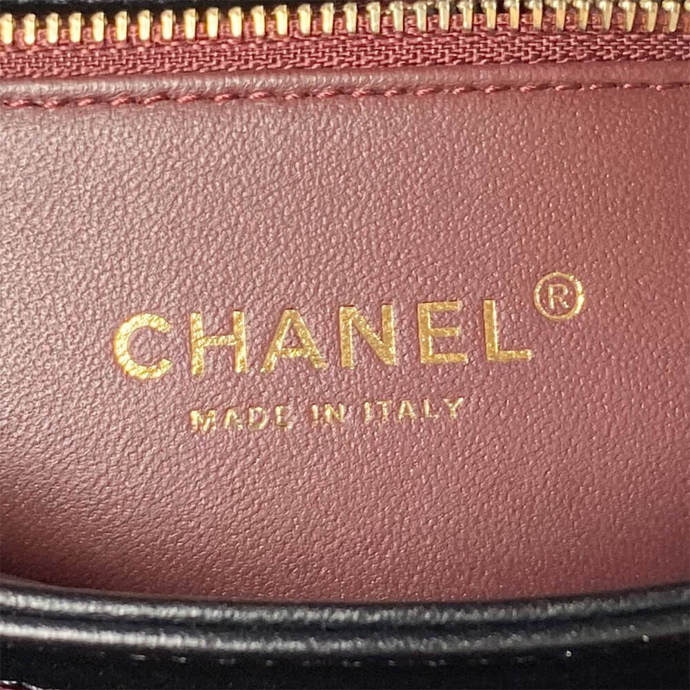 CHANEL FLAP BAG WITH TOP HANDLE