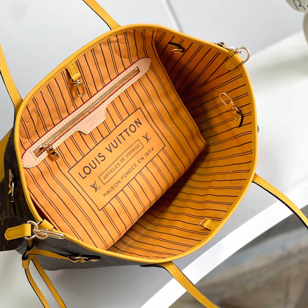 LV Neverfull Bandouliere Inside Out MM(HIGH-END GRADE)