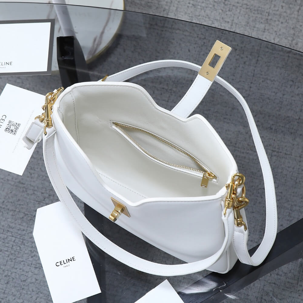 CELINE SMALL CAMILLE 16 SOFT BAG IN SMOOTH CALFSKIN(HIGH-END GRADE)