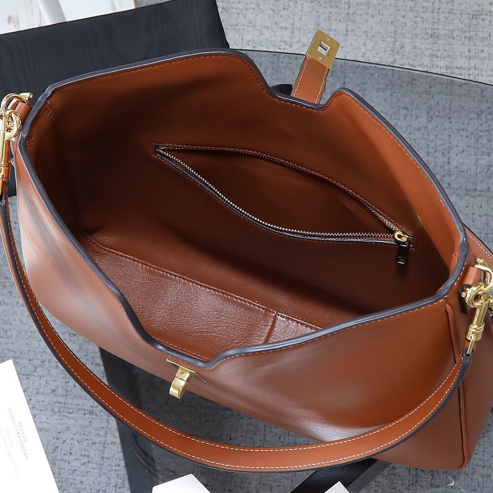 CELINE MEDIUM CAMILLE 16 SOFT BAG IN SMOOTH CALFSKIN(HIGH-END GRADE)