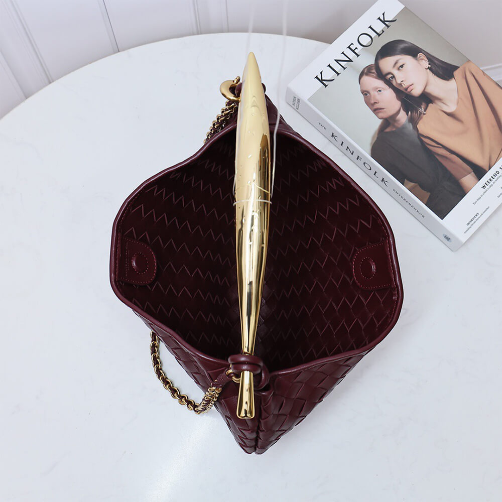 Bottega Veneta Sardine With Chain(TAX-FREE GRADE)