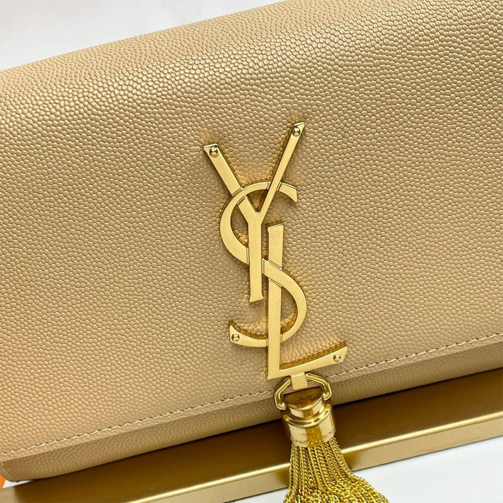 YSL kate small tassel in grained leather(HIGH-END GRADE)
