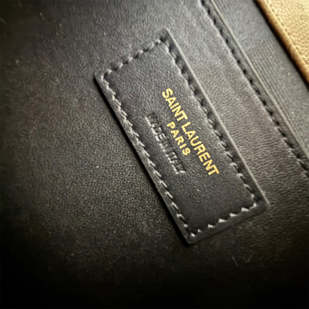 YSL envelope medium in grained leather