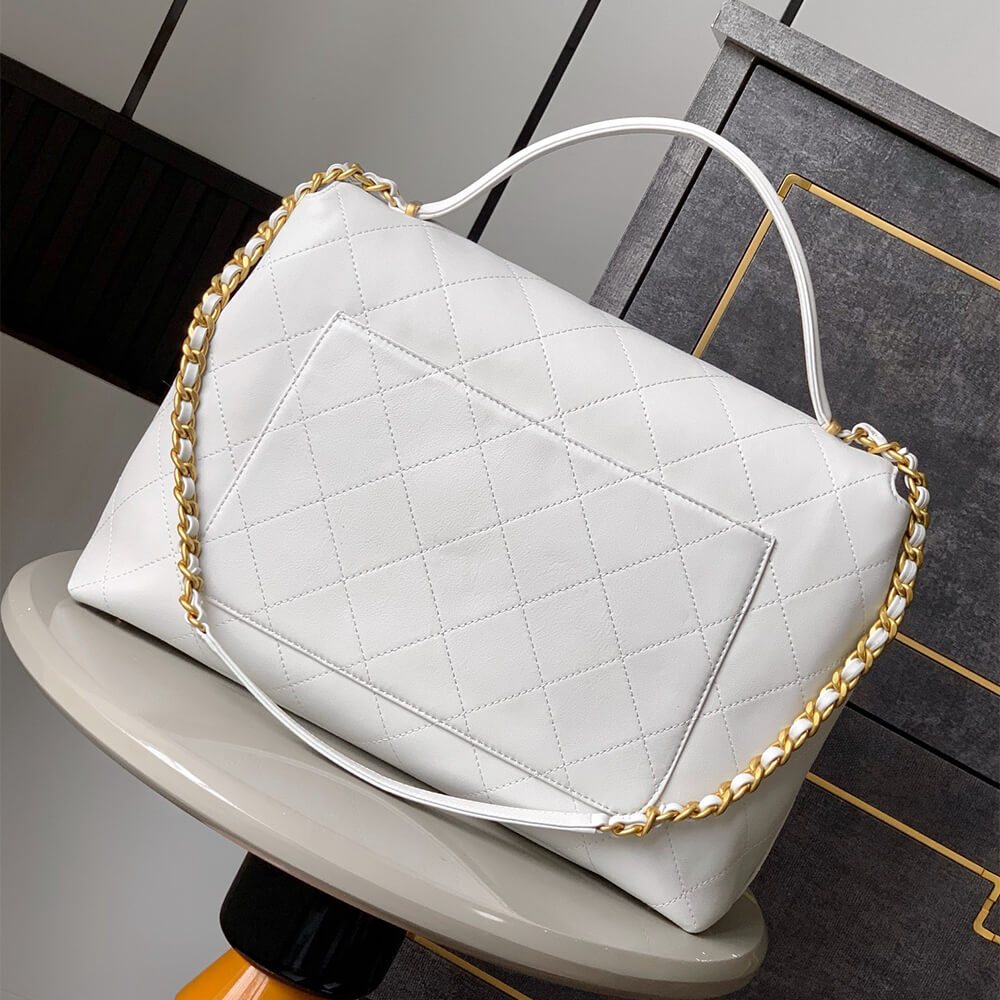 Chanel Maxi Flap Bag With Top Handle(HIGH-END GRADE)