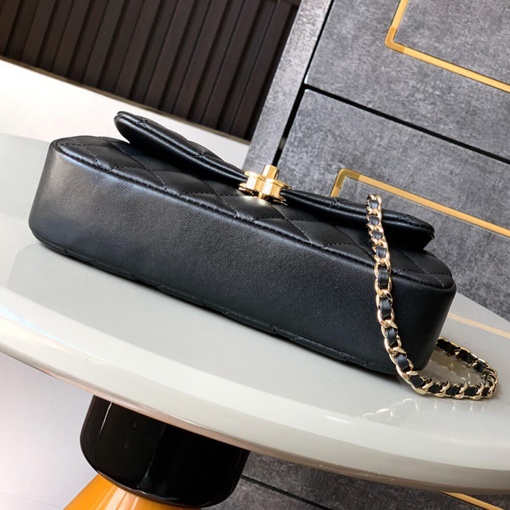 Chanel FLAP PHONE HOLDER WITH CHAIN(HIGH-END GRADE)