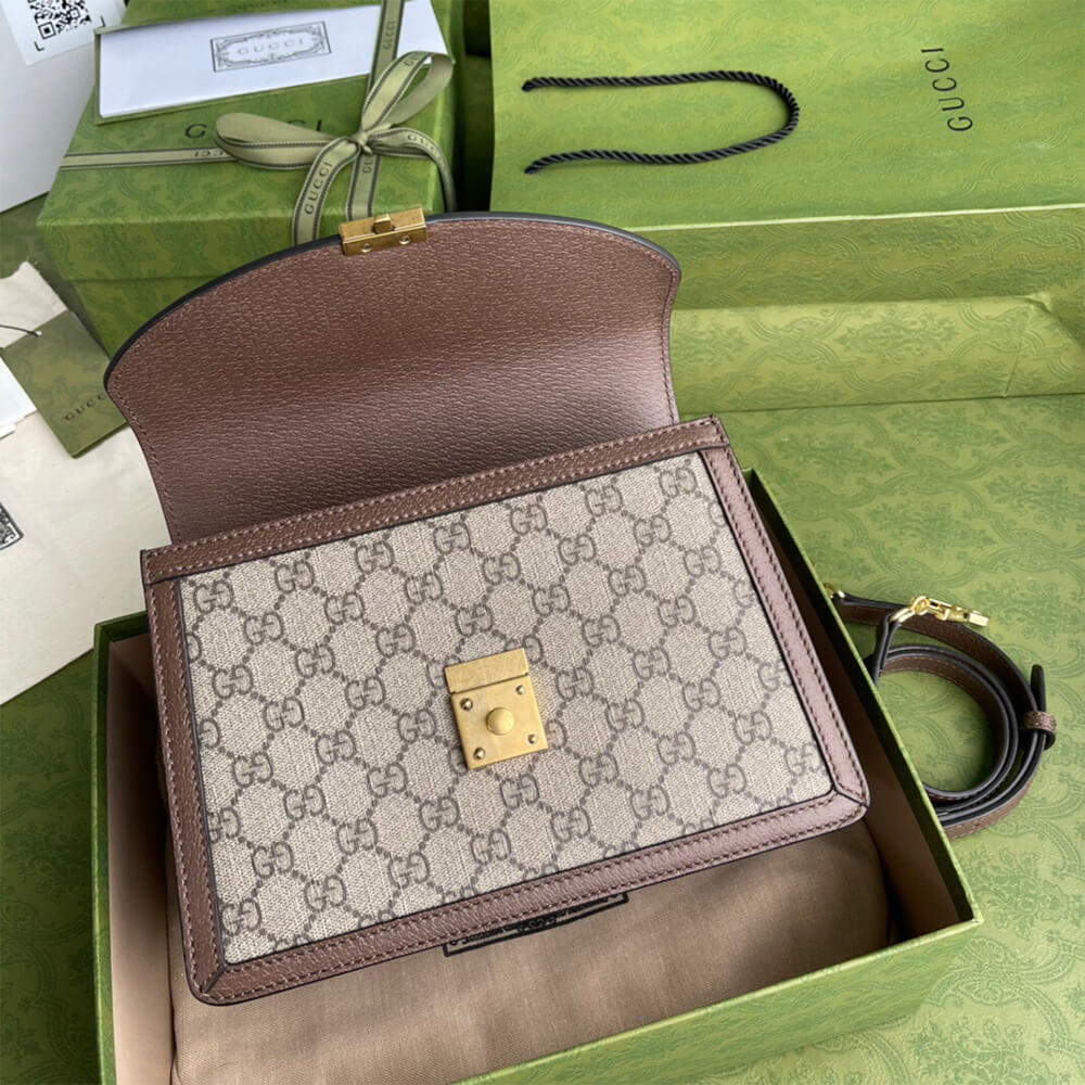 Gucci Ophidia medium top handle bag(HIGH-END GRADE)