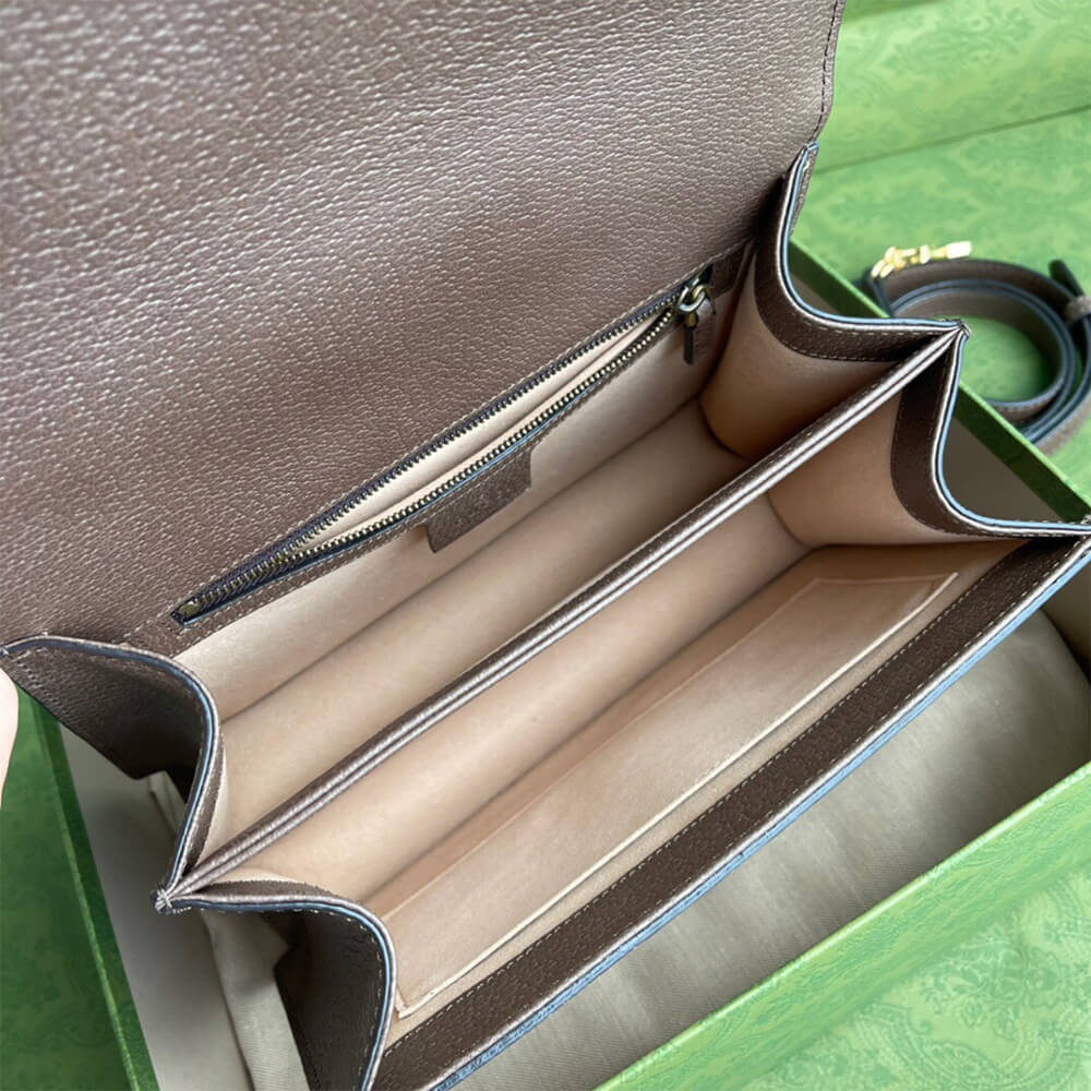 Gucci Ophidia medium top handle bag(HIGH-END GRADE)